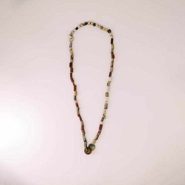 Ancient Afghan Glass Bead Necklace